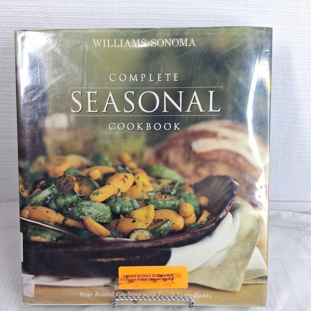 Williams-Sonoma Complete Seasonal Cookbook Hard Cover Ex-Library
